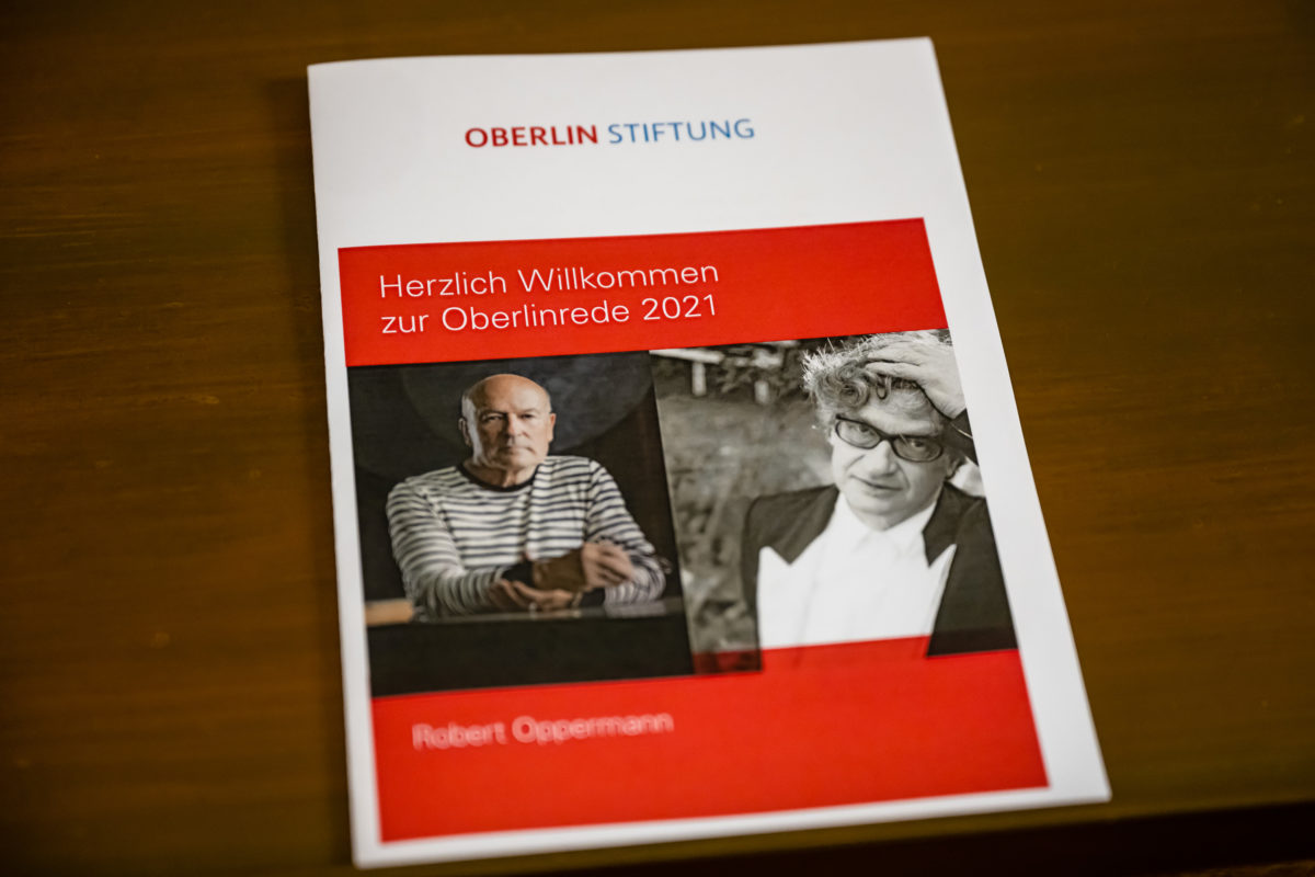 OBERLINHAUS Potsdam, OBERLIN Reden Wim Wenders & Volker Schlöndorff