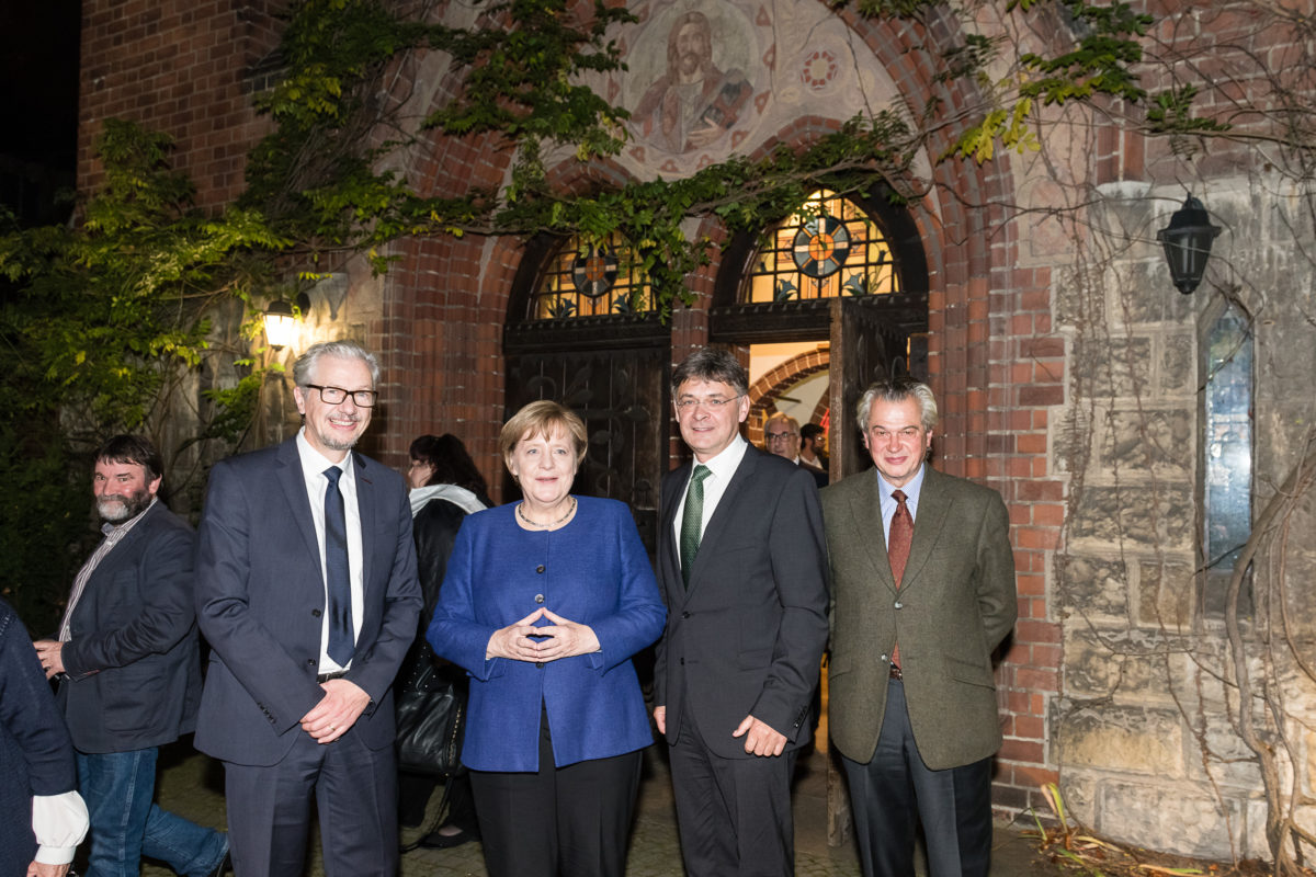 OBERLINHAUS Potsdam, Besuch Angela Merkel