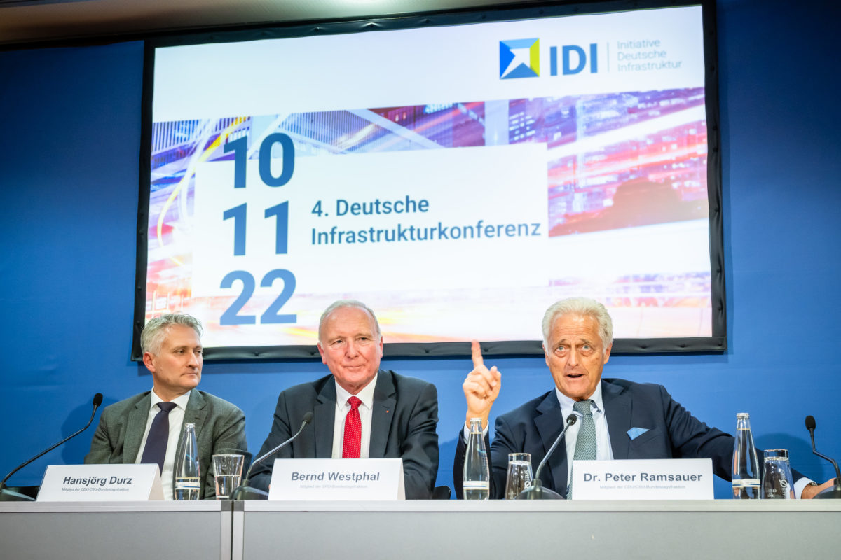Deutsche Infrastrukturkonferenz, Initiative deutsche Infrastruktur